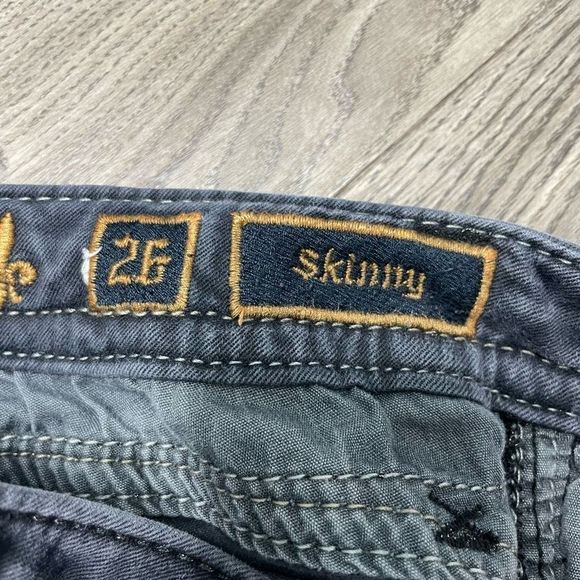 Rock Revival Jeans Womens Size 26 Teyla Skinny Low Rise Grey Denim - Picture 4 of 14